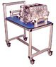 Custom Industrial Aluminum Storage Carts and Utility Carts